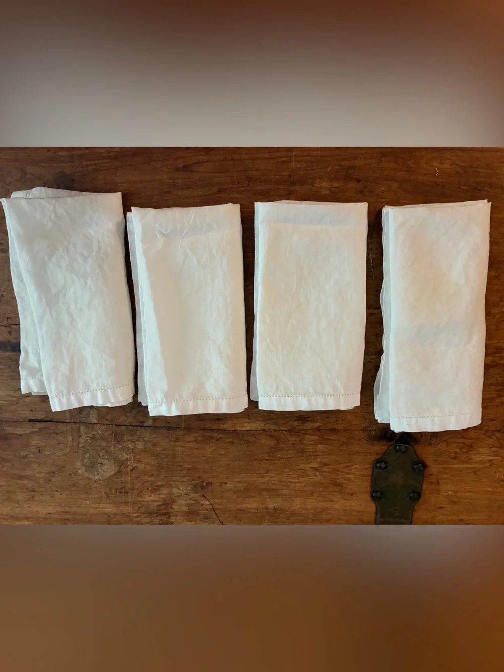 4 - Vintage 1900-1930’s Linen Napkins
